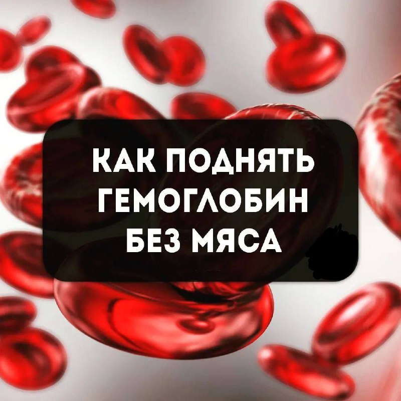 Как повысить уровень гемоглобина без употребления мяса