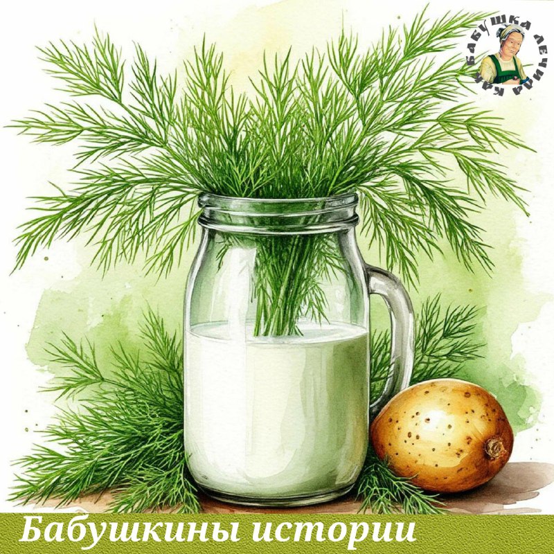 Бабушкины рецепты: укропное молоко для укрепления здоровья