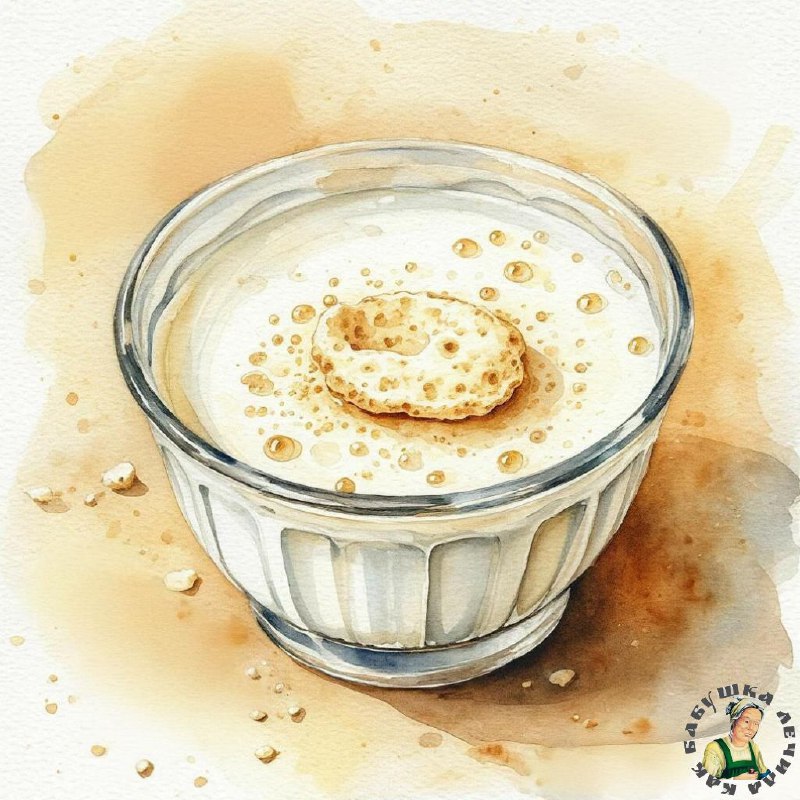 Народный рецепт для снижения высокого давления с молоком и дрожжами