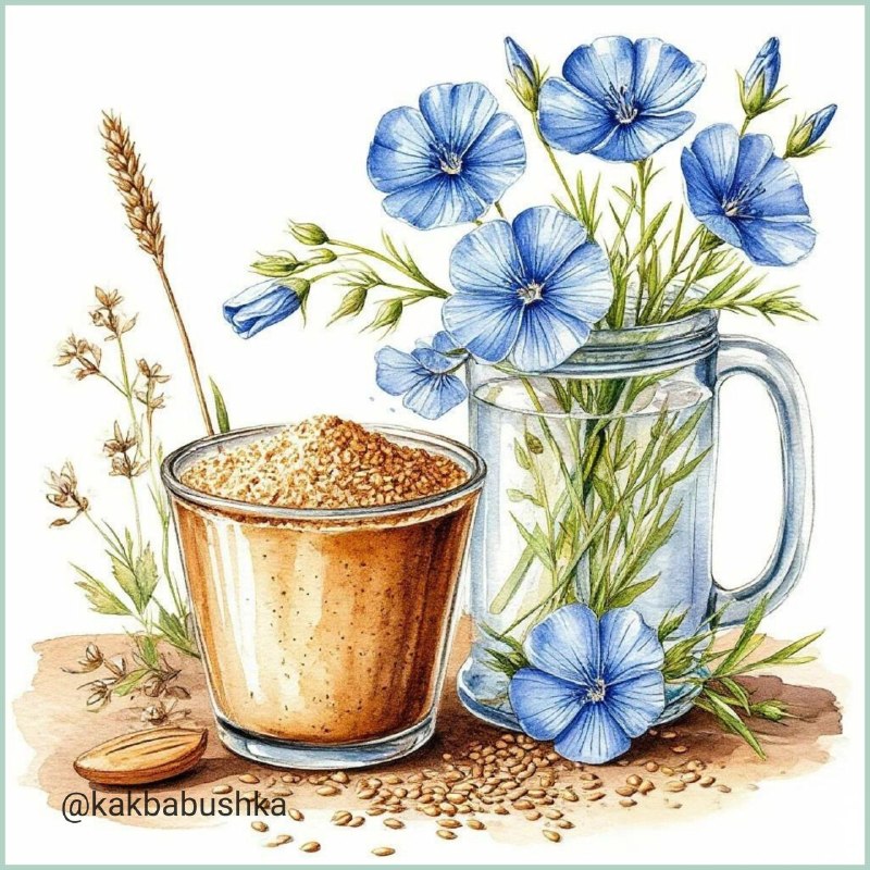 Кисель из льняной муки для очищения и похудения