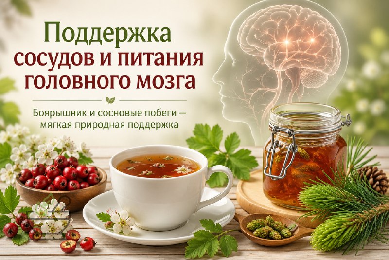 Народные средства для здоровья сосудов головного мозга