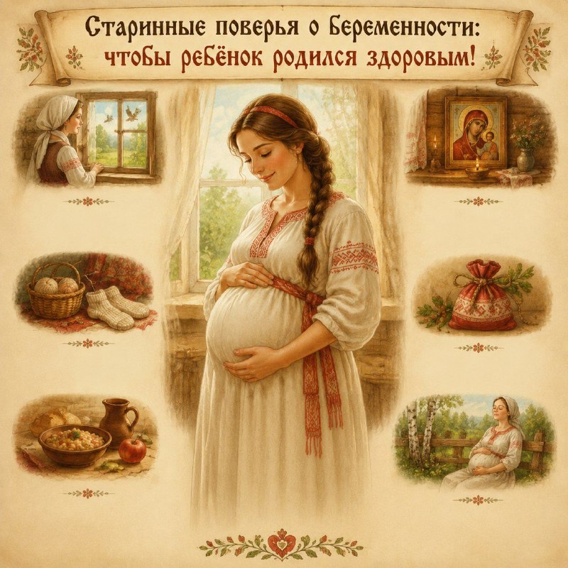 Старинные поверья о беременных