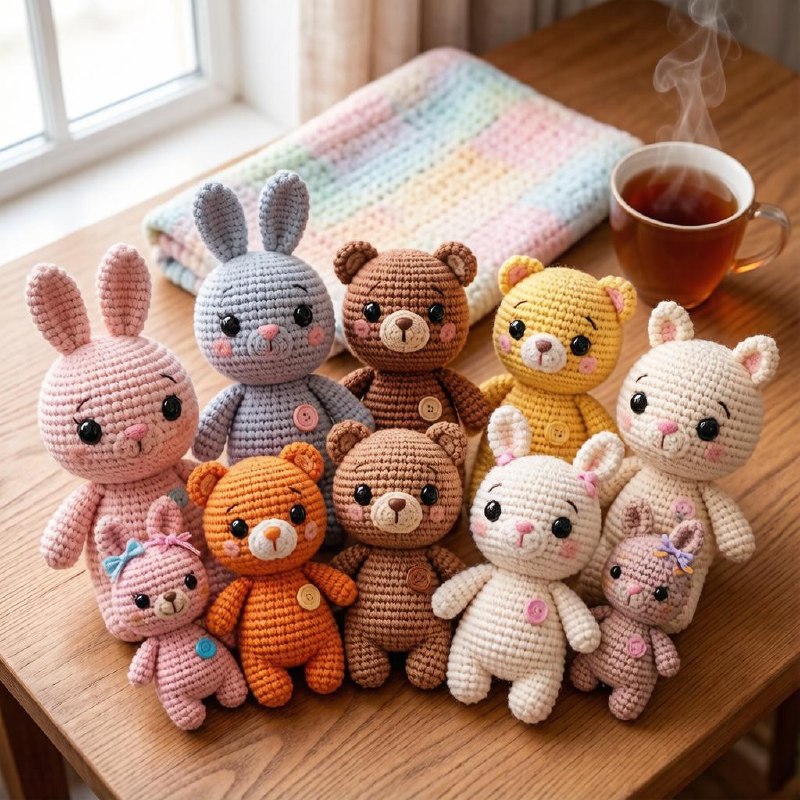 Бесплатные схемы вязаных игрушек амигуруми