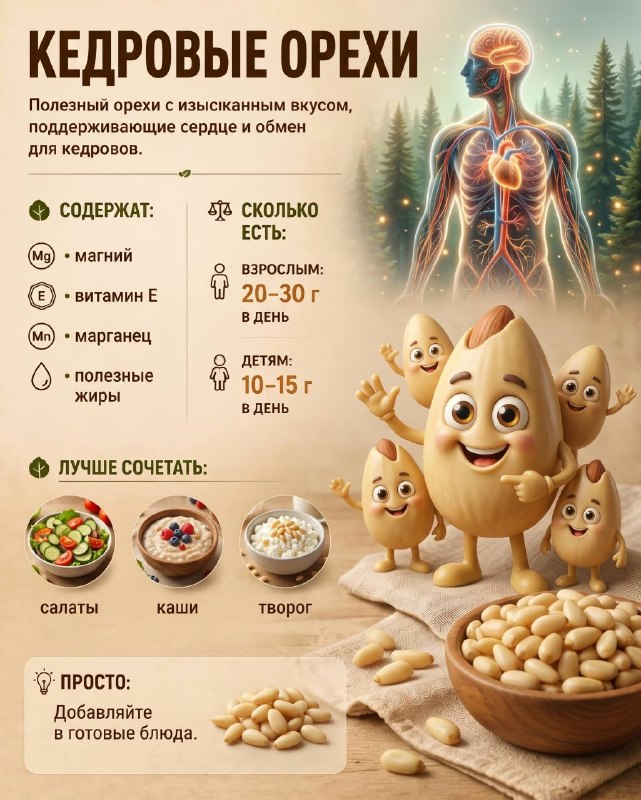 Шпаргалка по орехам: какие выбрать и с чем сочетать Шпаргалка по орехам: какие выбрать и с чем сочетать