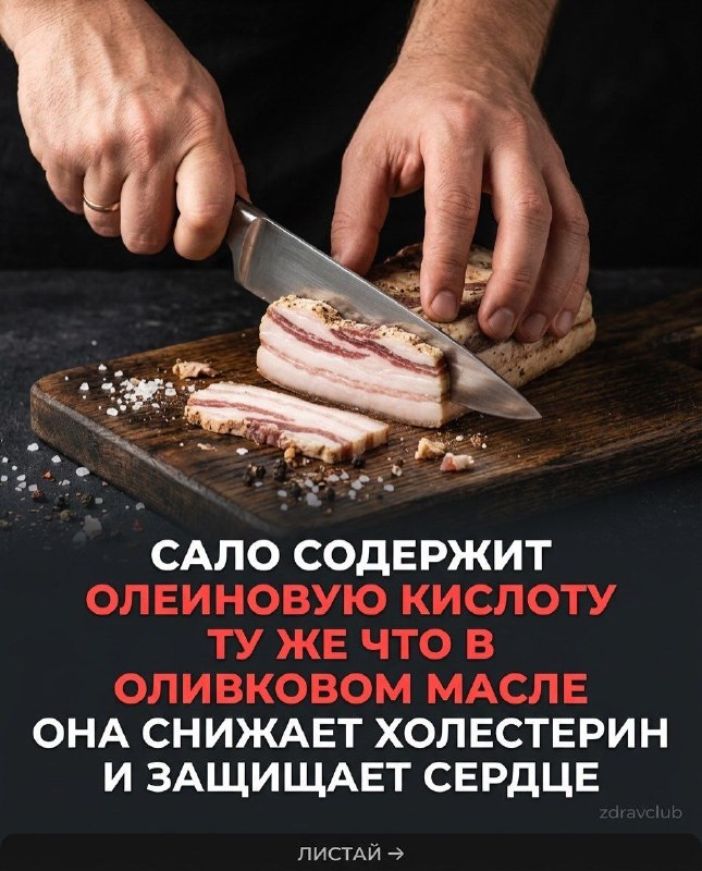 Сало: полезный продукт, который учёные реабилитировали