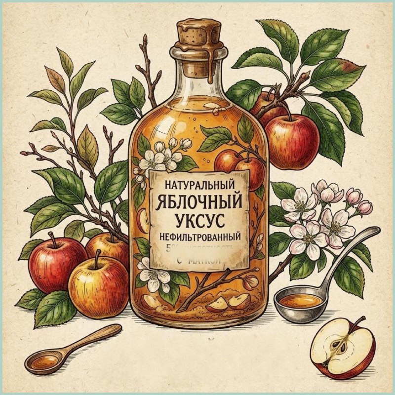 Яблочный уксус — эликсир молодости для очищения и укрепления сил