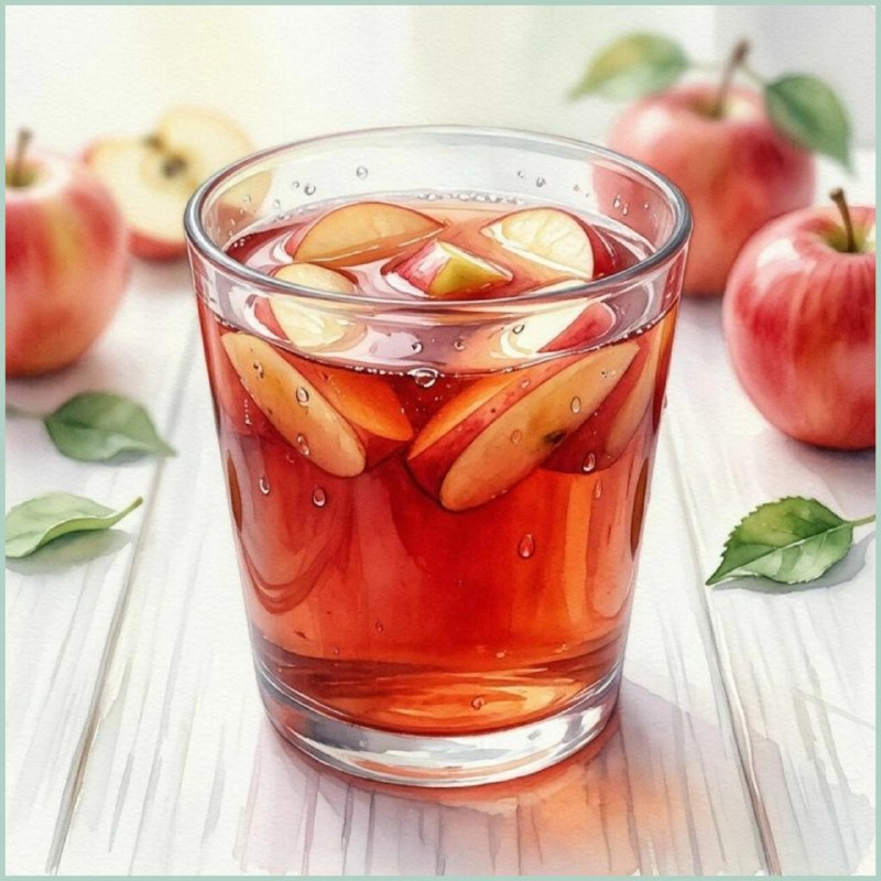 Яблочный кисель: польза для желудка, сердца и хорошего сна